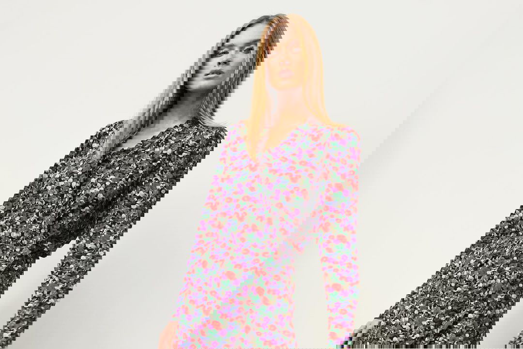 Boho sukienka na zimę