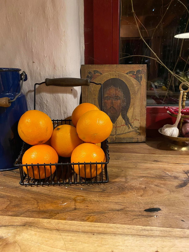 Kuchnia w stylu vintage artystycznej Kasi