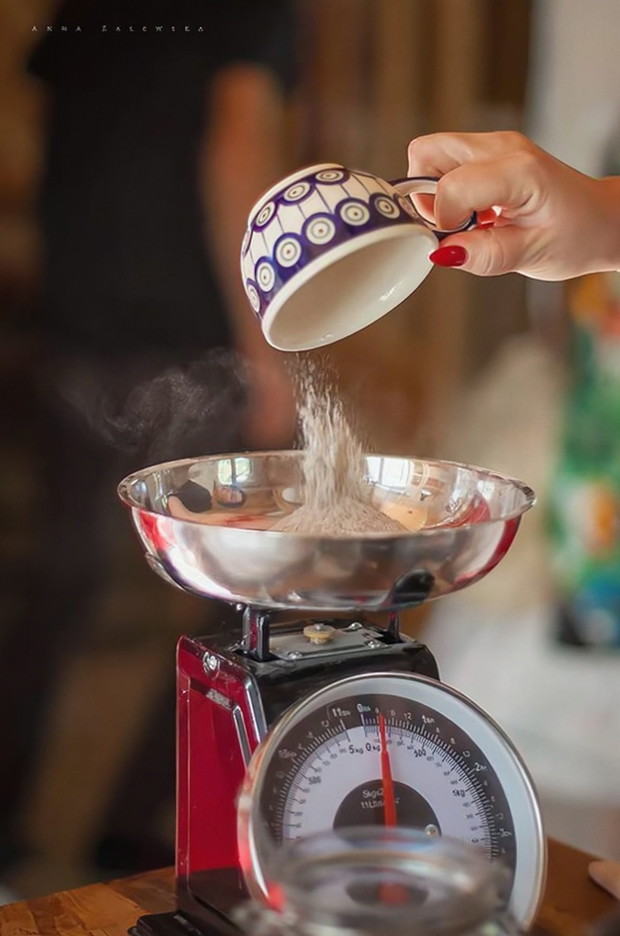 Kuchnia w stylu vintage artystycznej Kasi