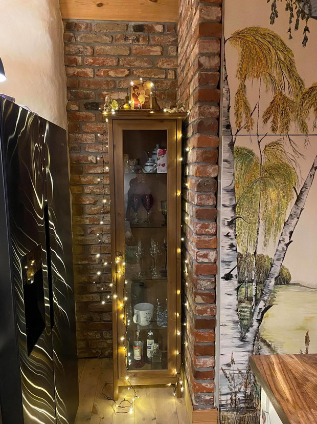 Kuchnia w stylu vintage artystycznej Kasi