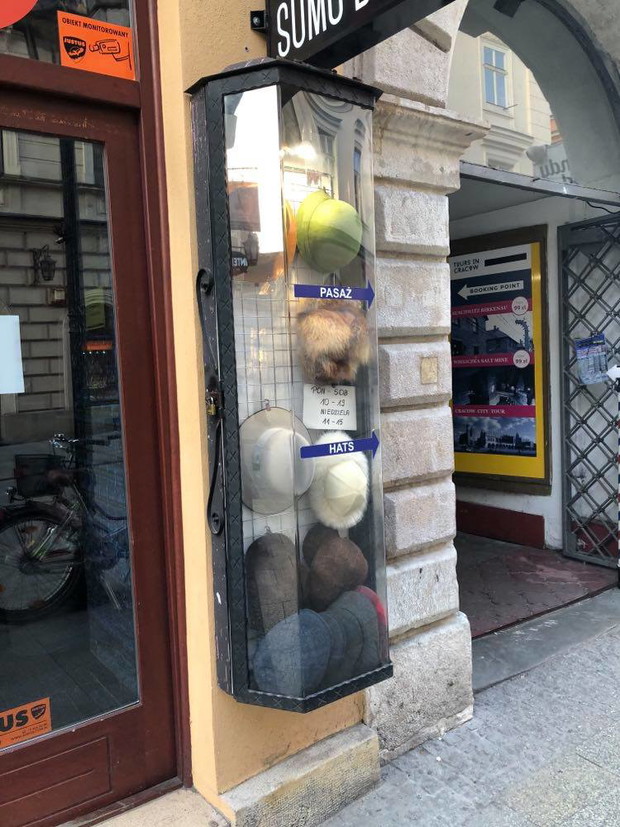 Maria Lipka i jej sklep z kapeluszami na Floriańskiej!