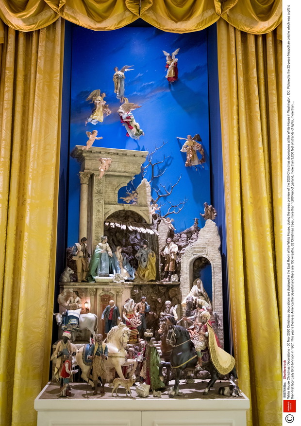 Melania Trump udekorowała Biały Dom na Święta 2020