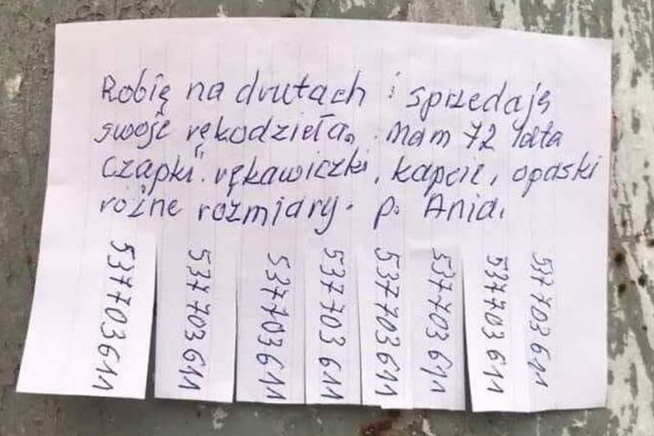 Ogłoszenie pani Ani, które stało się viralem!