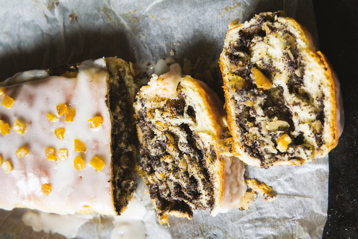 Wegetariańskie święta: makowiec z przepisu Rozkosznego