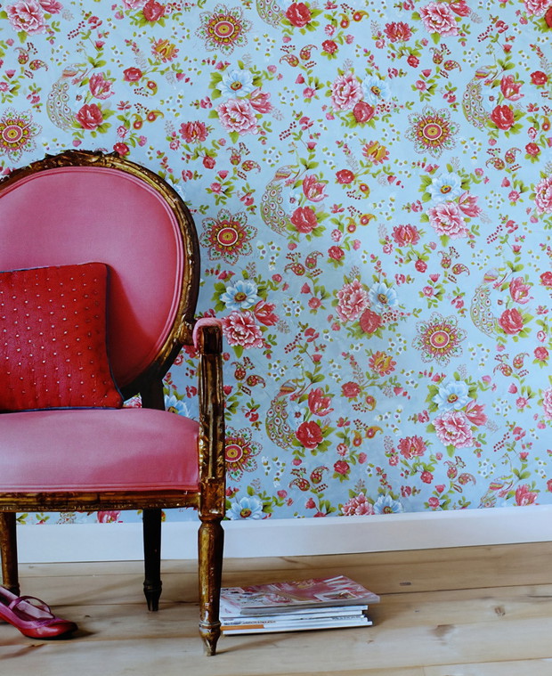 Tapety we wnętrzach