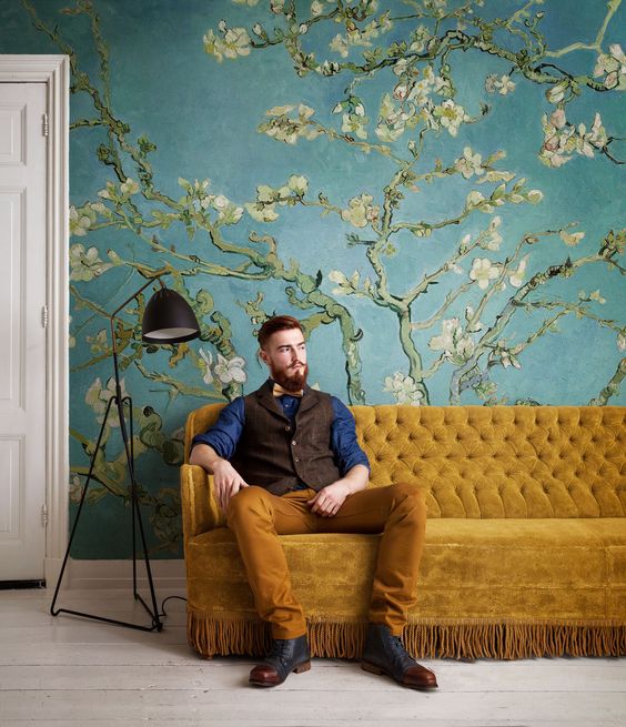 Tapety we wnętrzach