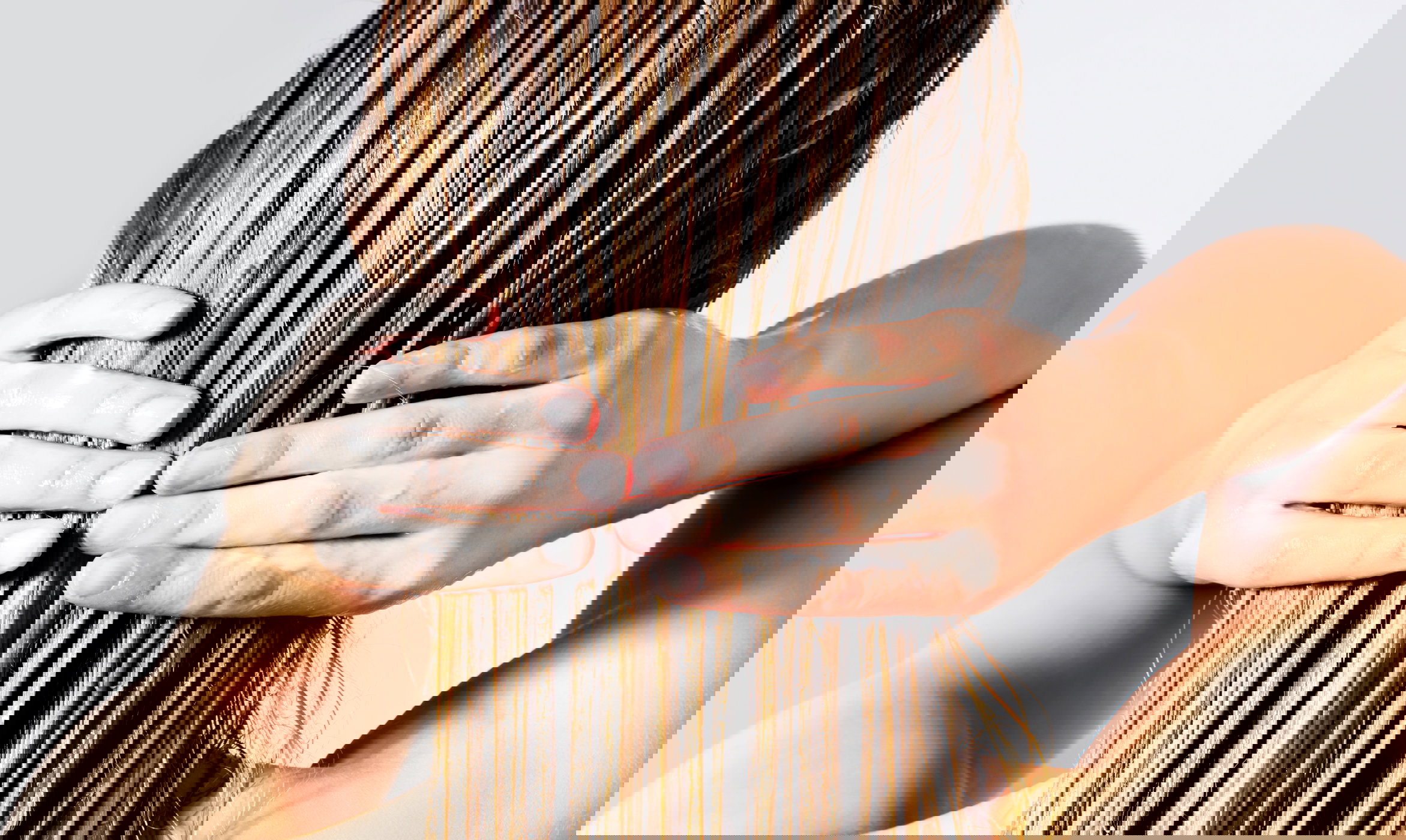 Pielęgnacja włosów - metoda modlących dłoni