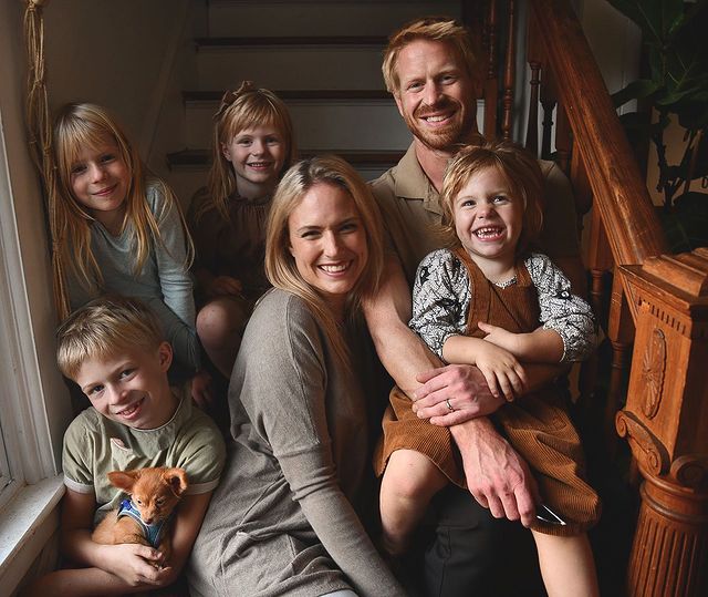 Emily Mitchell i jej rodzina