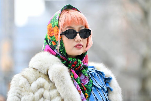Trendy 2021: CHUSTY na wybiegu