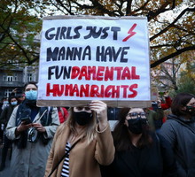 Strajk Kobiet po opublikowaniu wyroku TK w sprawie aborcji