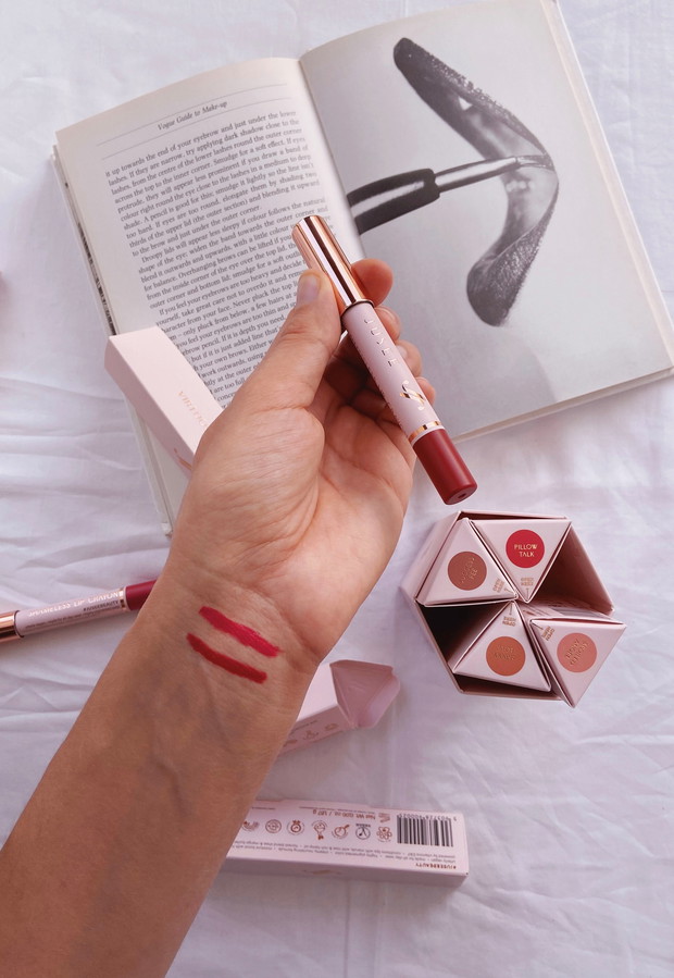 Kosmetyki Julii Wieniawy JUSEE - test maskary i pomadki do ust