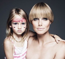 Heidi Klum z córką Leni