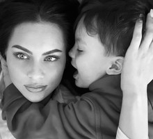 Kasia Lenhardt z synkiem