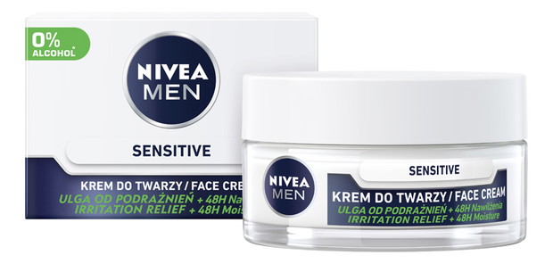 Nivea sensitive, krem dla mężczyzn