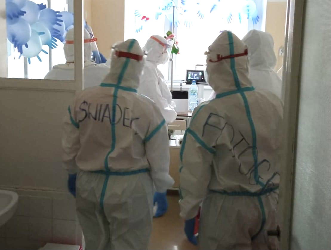 Ślub na oddziale COVID-owym w Gdańsku