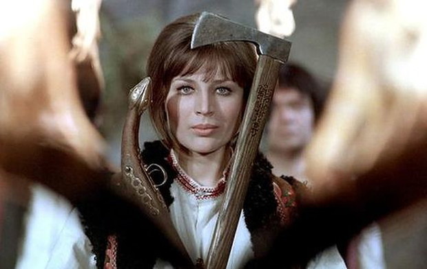 Ewa Lemańska-Roycewicz na planie „Janosika”