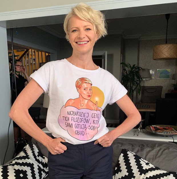 Małgorzata Kożuchowska obchodzi 50. urodziny! Zabawna koszulka robi furorę na Instagramie