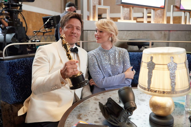 Thomas Vinterberg i Helene Reingaard Neumann na Oscarach 2021