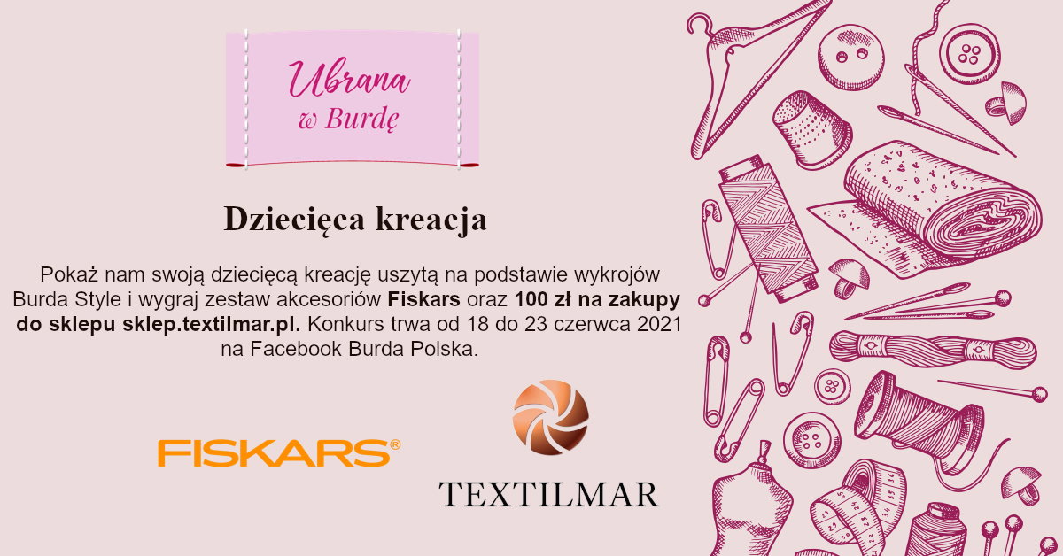 Ubrana w Burdę – konkurs na dziecięcą kreację