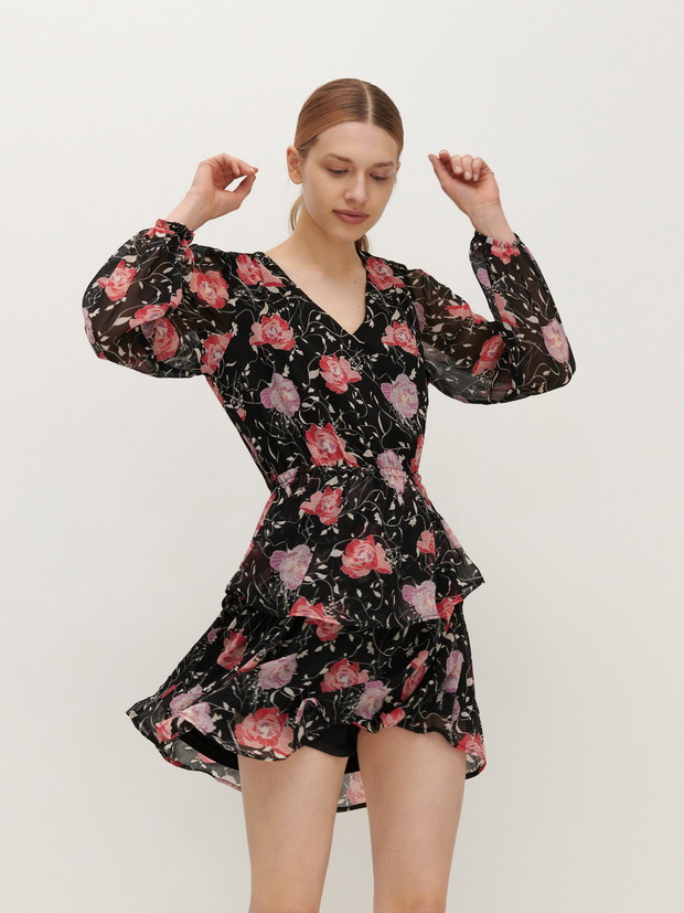 Wzorzysta sukienka mini 69,99 zł