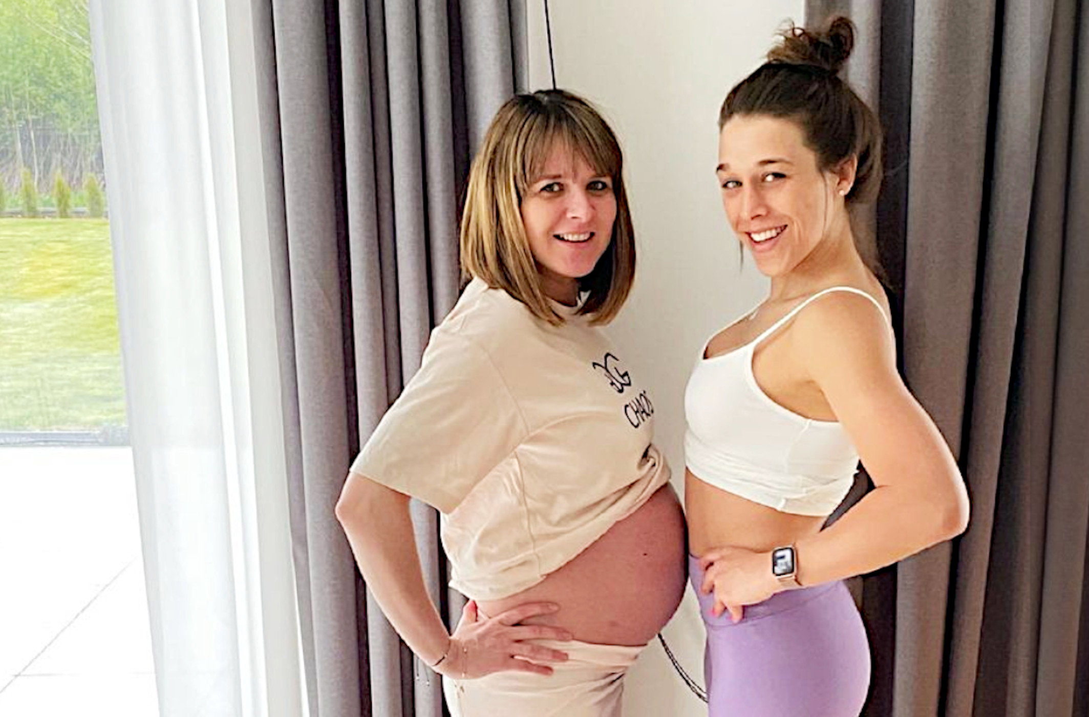 Joanna Jędrzejczyk z siostrą bliźniaczką Kasią