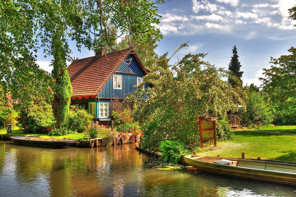 Spreewald, domek wiejski, ©Rolandst