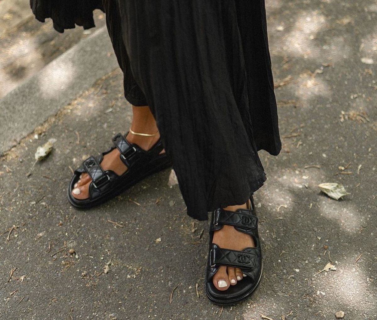 Sandały na platformie