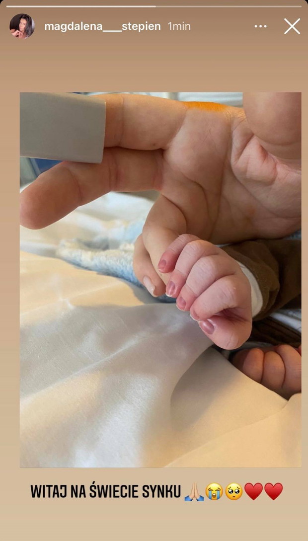 Magdalena Stępień urodziła!