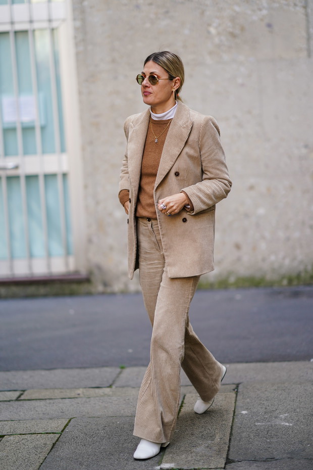 Moda na sztruks powraca! Zobacz, jak noszą go stylistki, dziennikarki modowe i gwiazdy Instagrama!