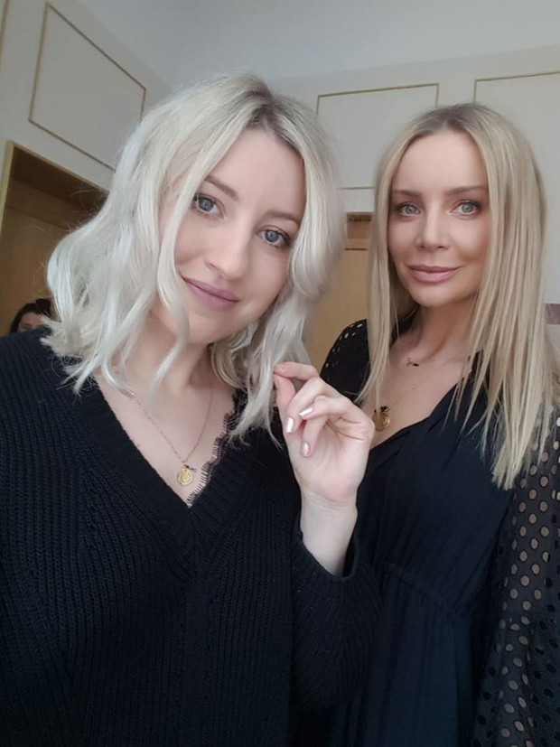 Natalia Hołownia i Agnieszka Woźniak-Starak w Gala Studio