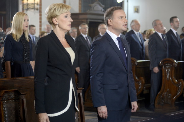 Andrzej Duda i Agata Kornhauser-Duda