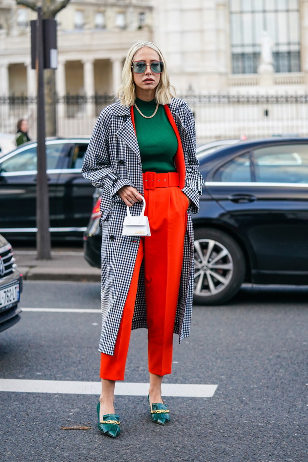 Ubrania w modną kratkę vichy - jak je noszą stylistki i gwiazdy Instagrama?