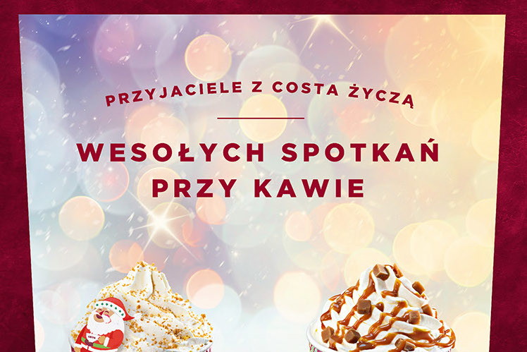 COSTA COFFEE: Słodkie nowości w zimowym menu