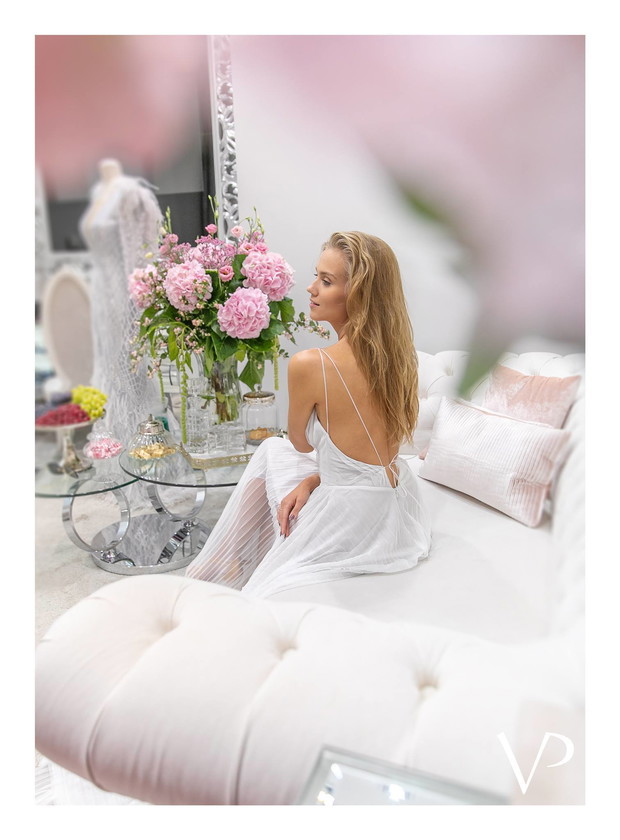 Agnieszka Kaczorowska: suknia ślubna