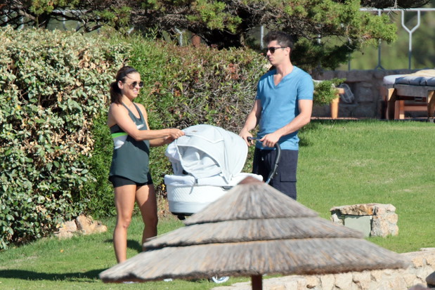 Anna i Robert Lewandowscy na wakacjach na Sardynii