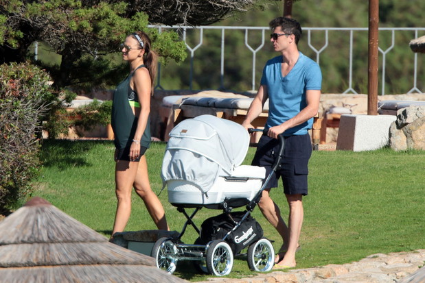 Anna i Robert Lewandowscy na wakacjach na Sardynii