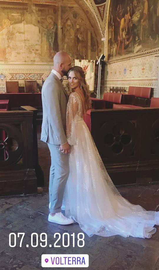 Suknia ślubna Agnieszki Kaczorowskiej