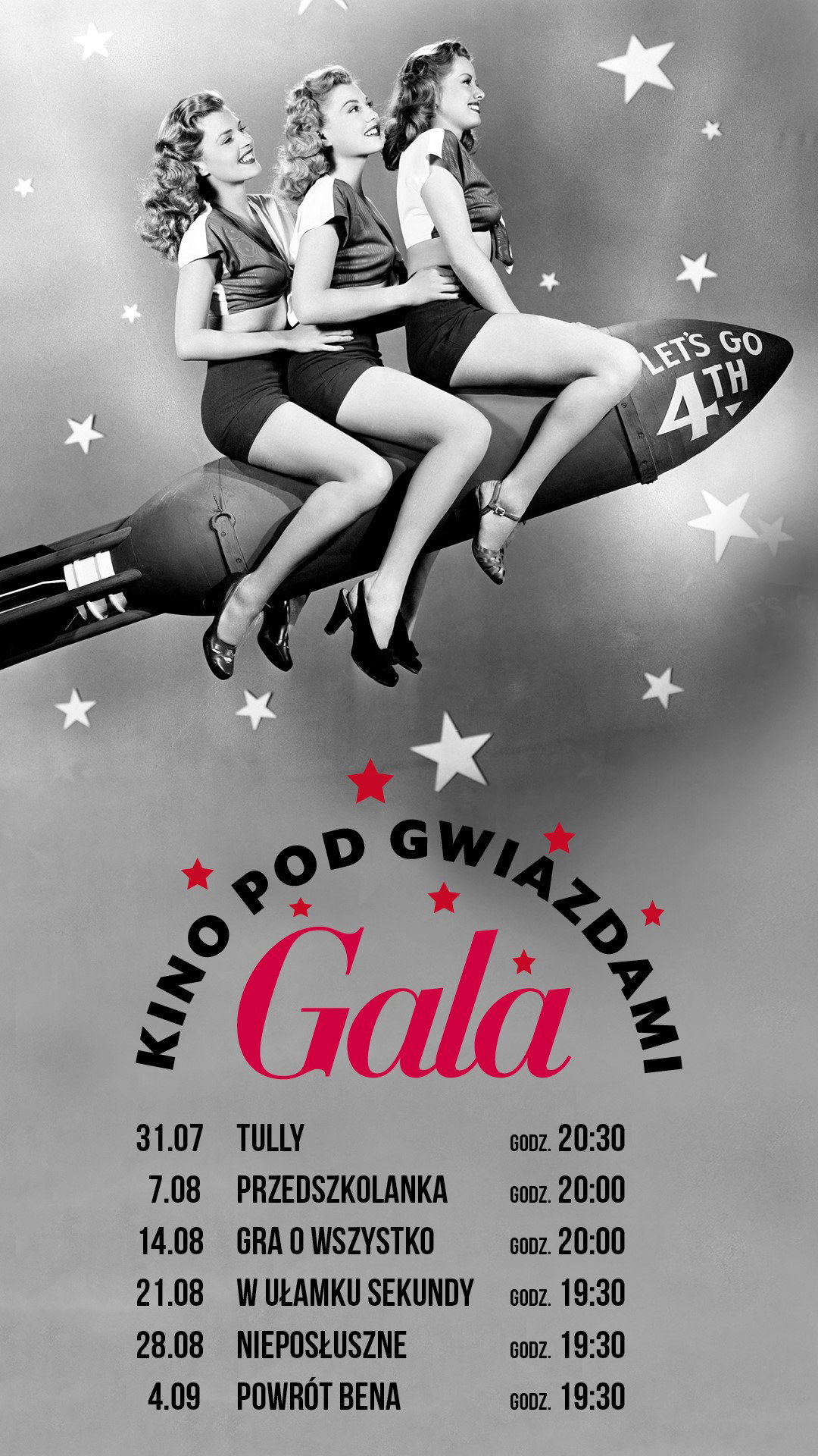 GALA Kino Pod Gwiazdami - sprawdź seanse filmowe