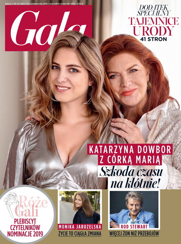 Katarzyna Dowbor z córką w Gali