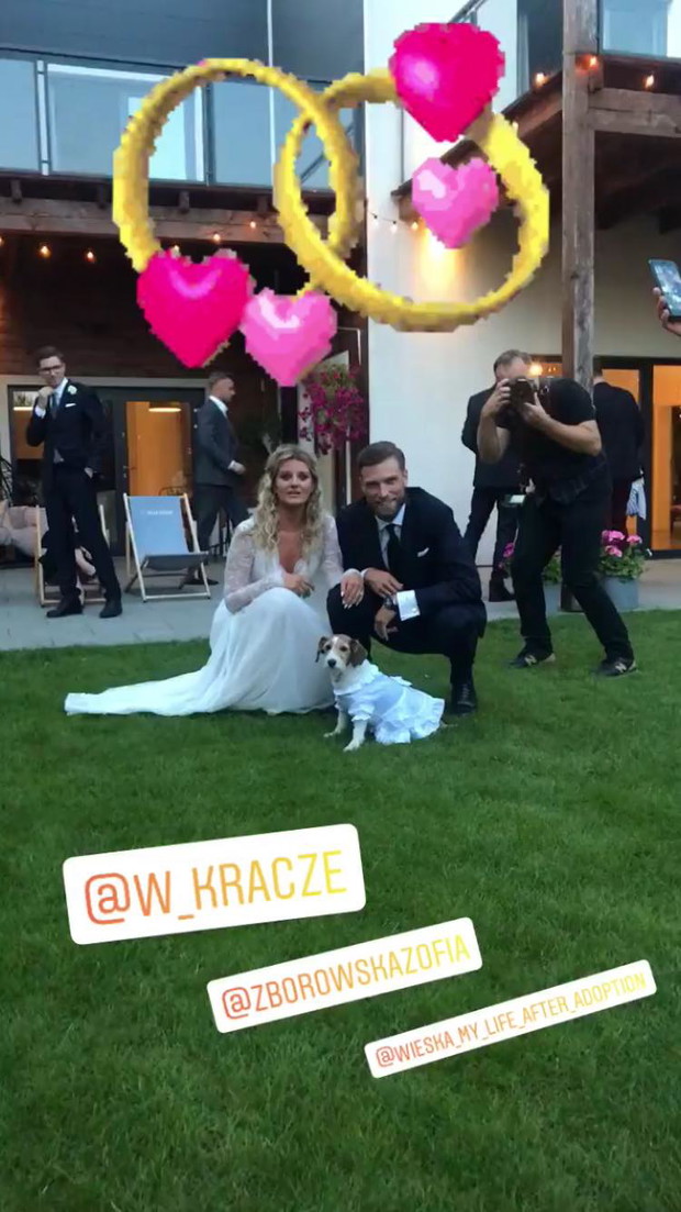 Zosia Zborowska i Andrzej Wrona wzięli ślub