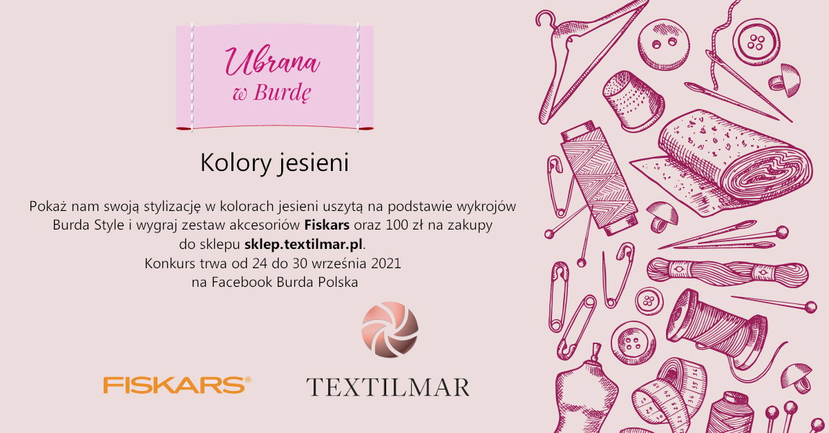 Ubrana w Burdę – konkurs na stylizację w kolorach jesieni