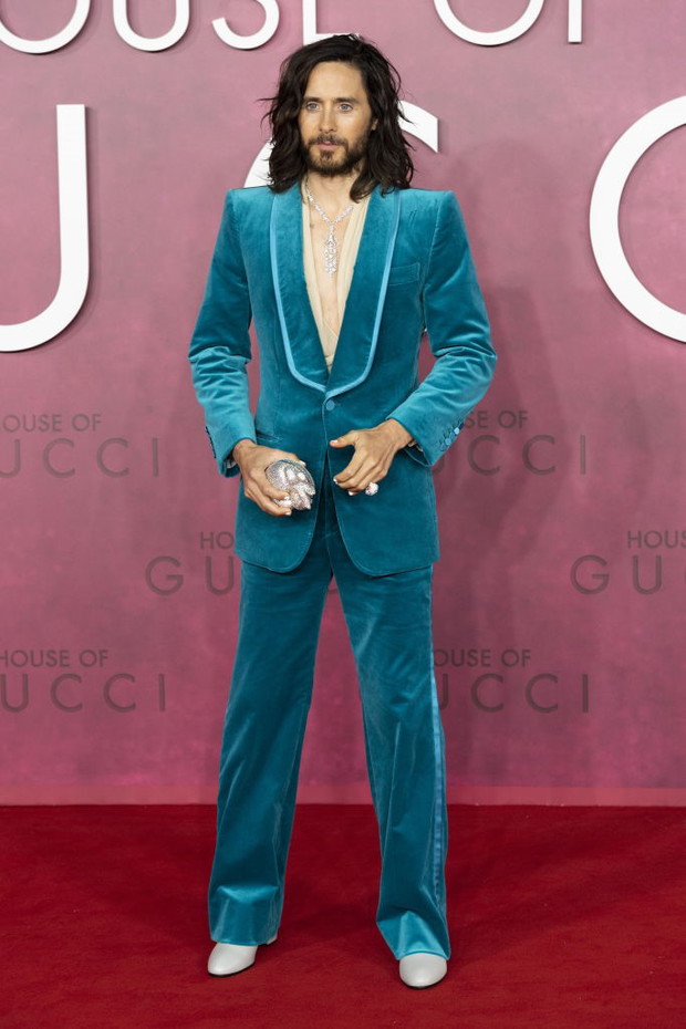 Jared Leto na premierze filmu House of Gucci