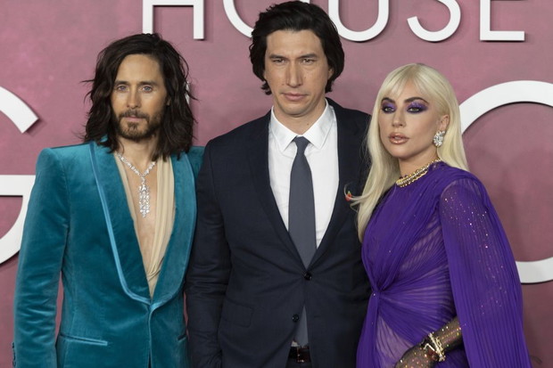 Lady Gaga, Adam Driver i Jared Leto na premierze filmu House of Gucci
