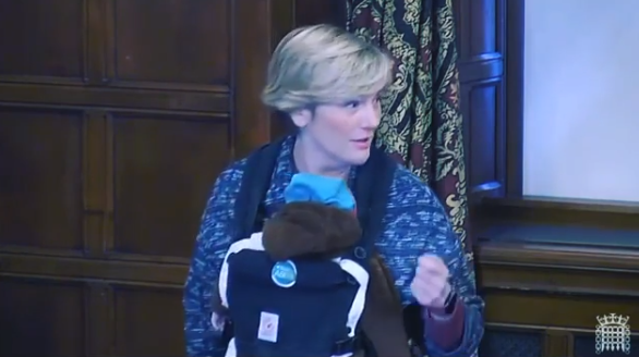 Stella Creasy przyszła do Sejmu z dzieckiem na rękach