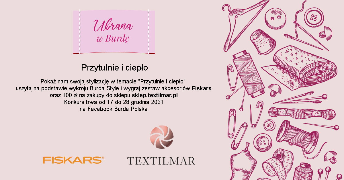 Ubrana w Burdę – konkurs na stylizację "Przytulnie i ciepło"