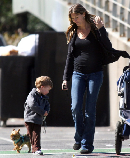 GISELE BÜNDCHEN I TOM BRADY Już po burzy...