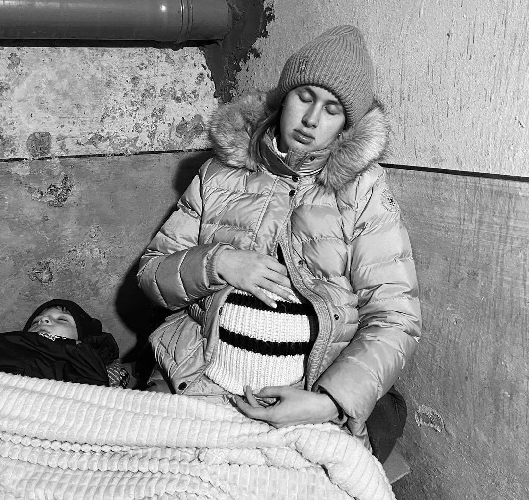 Diana z Ukrainy jest w 9. miesiącu ciąży. Od kilku dni przebywa w schronie. Jej słowa poruszają