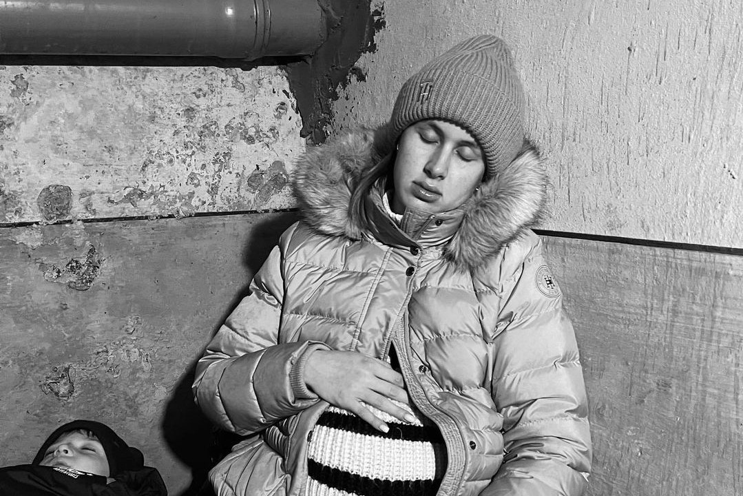 Diana z Ukrainy jest w 9. miesiącu ciąży. Od kilku dni przebywa w schronie. Jej słowa poruszają