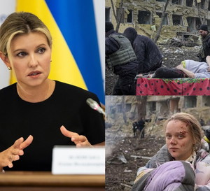 Ołena Zełenska: "Nie przyzwyczajcie się do wojny. Wojna na Ukrainie to wojna na progu Twojego domu"