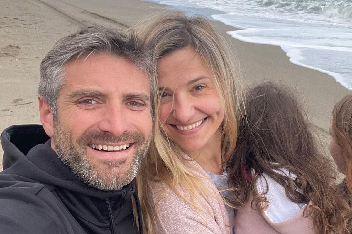 Joanna Koroniewska i Maciej Dowbor z córkami